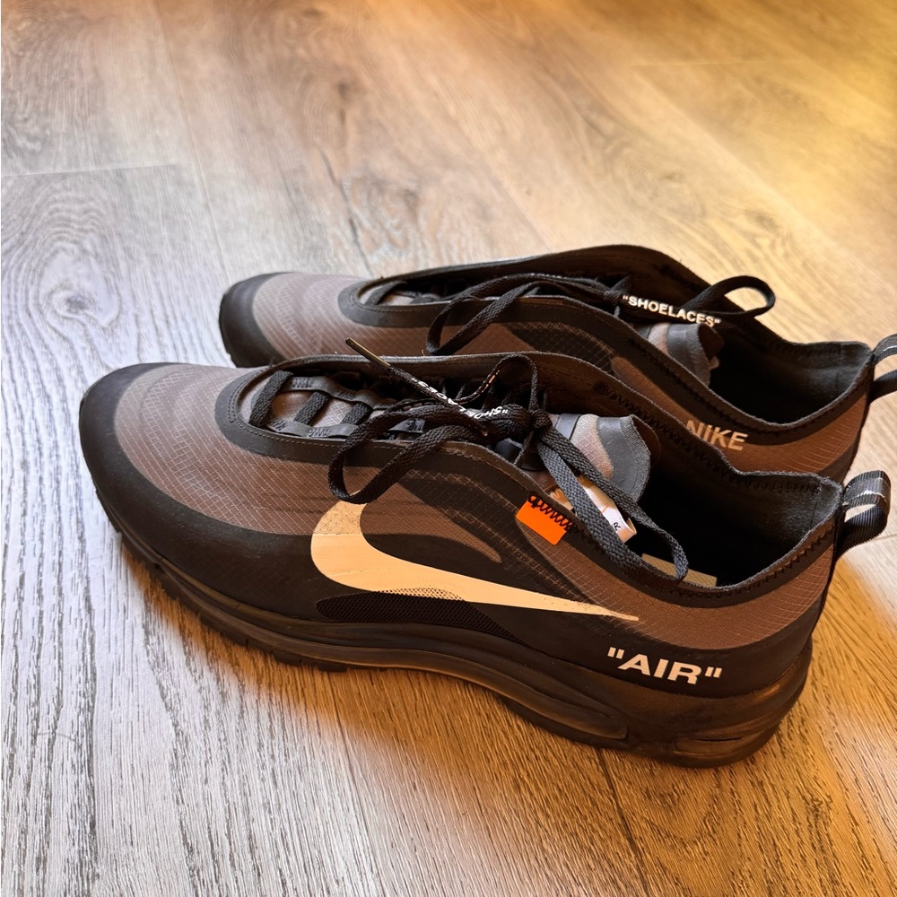 Nike Off-White Black and Brown Air Sneakers